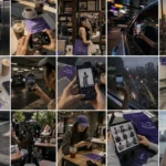 Creative fashion photography ideas captured with smartphones and smart devices across everyday urban environments.