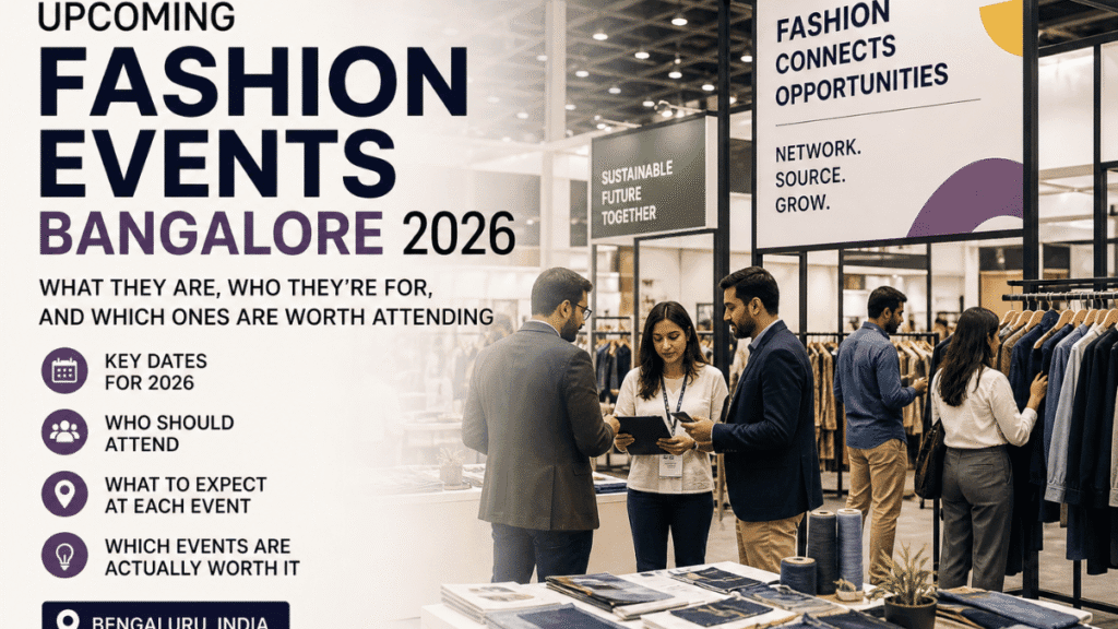 upcoming fashion events bangalore 2026 trade fair networking apparel sourcing denim exhibition