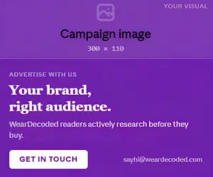 Partner with WearDecoded — your brand in front of the right audience. Contact sayhi@weardecoded.com